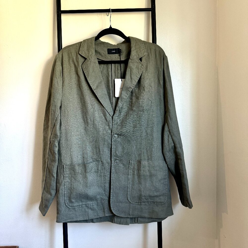 NWT Onia Men's Hugo Blazer Jacket in  Deep Sage Size Medium